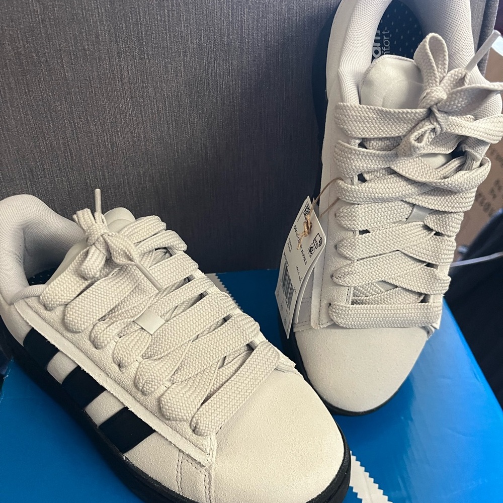 adidas White and Black Sneakers